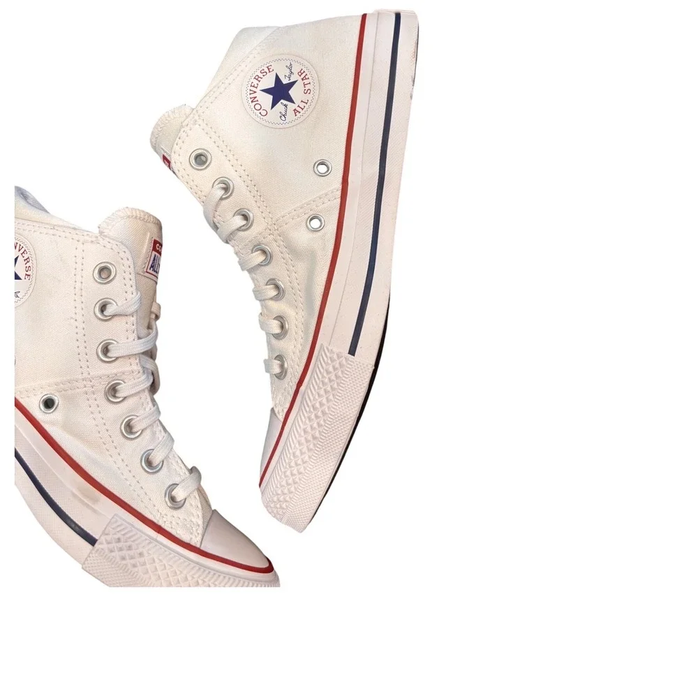 Converse Chuck Taylor All Star Madison Mid Top White‎ Canvas Sneakers 563511F 8W